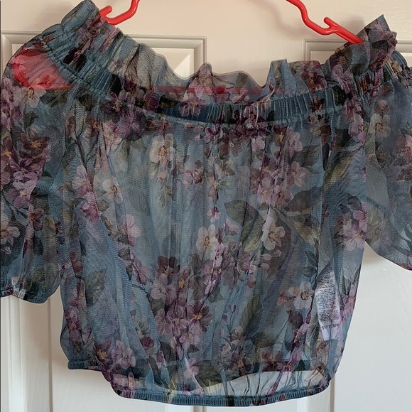 ASOS Tops - Rare asos floral mesh